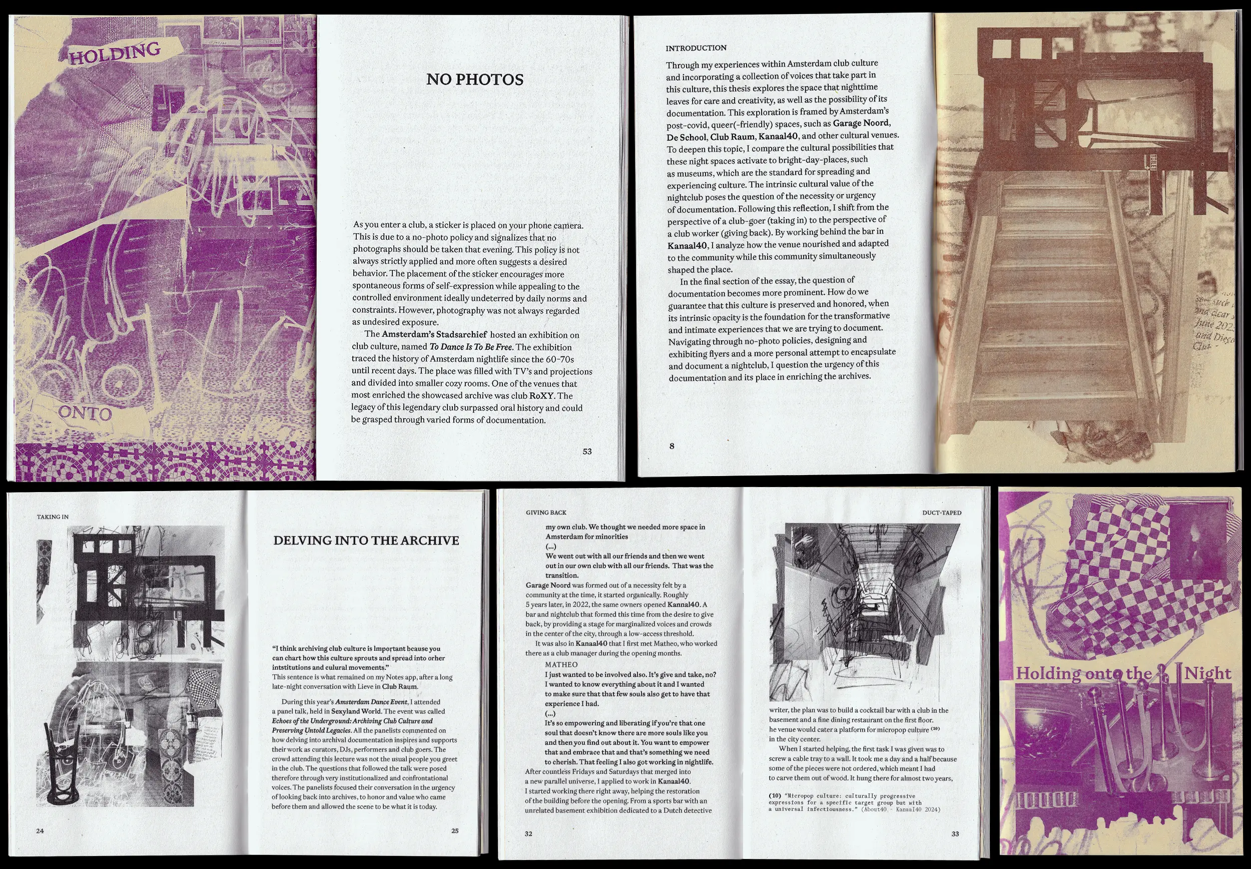 Holding onto the night